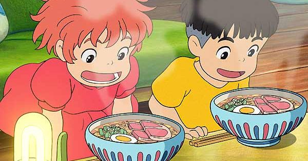 Ponyo sur la falaise