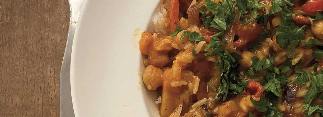 Recette pour les familles de curry de légumes