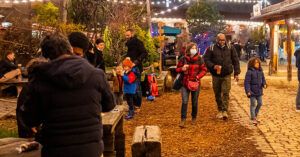 Marché de Noël à la Cité fertile à Pantin