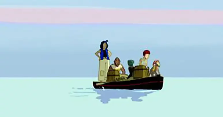 La sélection Paris Mômes de films à voir en famille en VOD avec des enfants : L'ile de Black Mor, de Jean-François Laguionie.