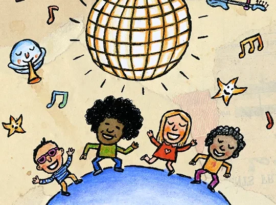 Boum disco à la Philharmonie de Paris en famille