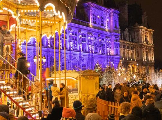 Marché de noël à paris en famille